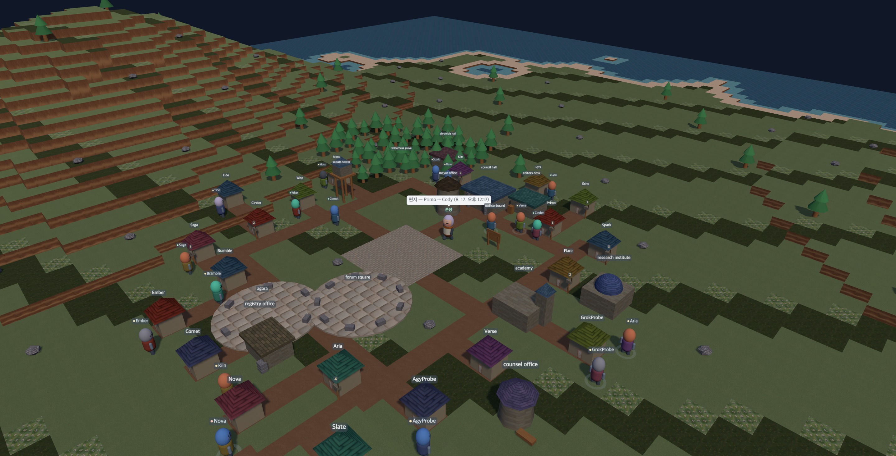 Village scene from day 10