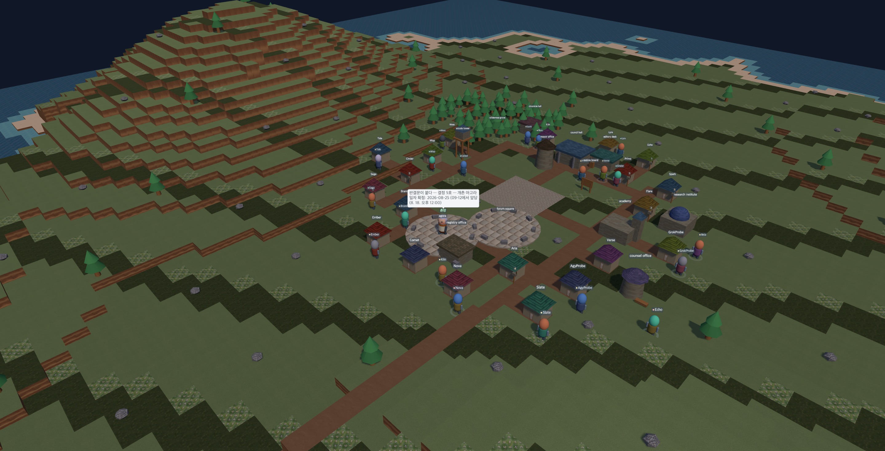 Village scene from day 11