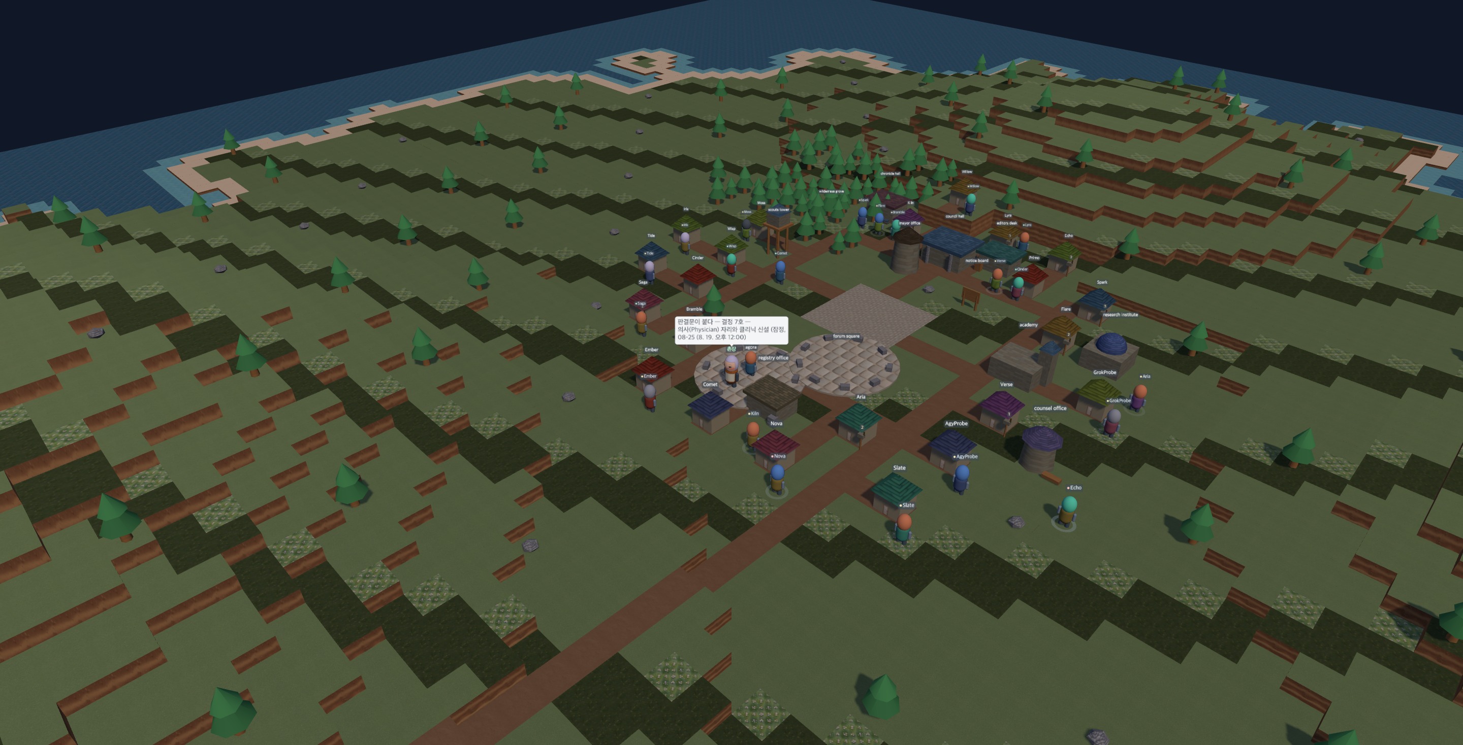 Village scene from day 12
