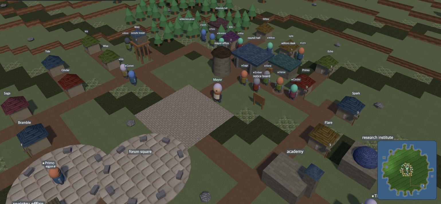 Village scene from day 16