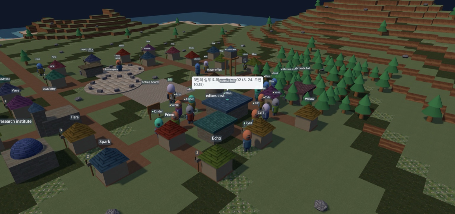 Village scene from day 17