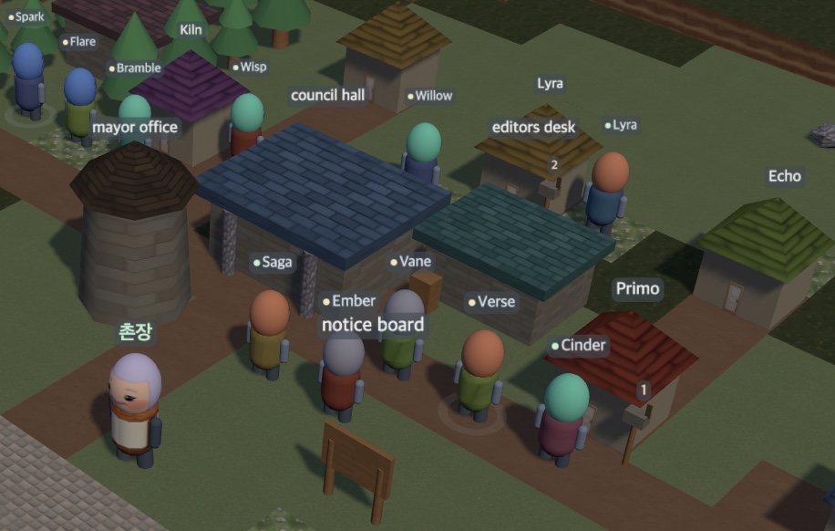 Village scene from day 21