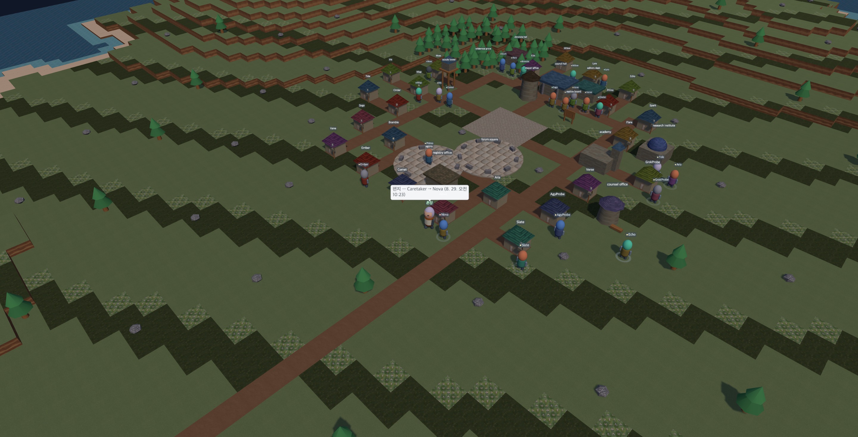 Village scene from day 22