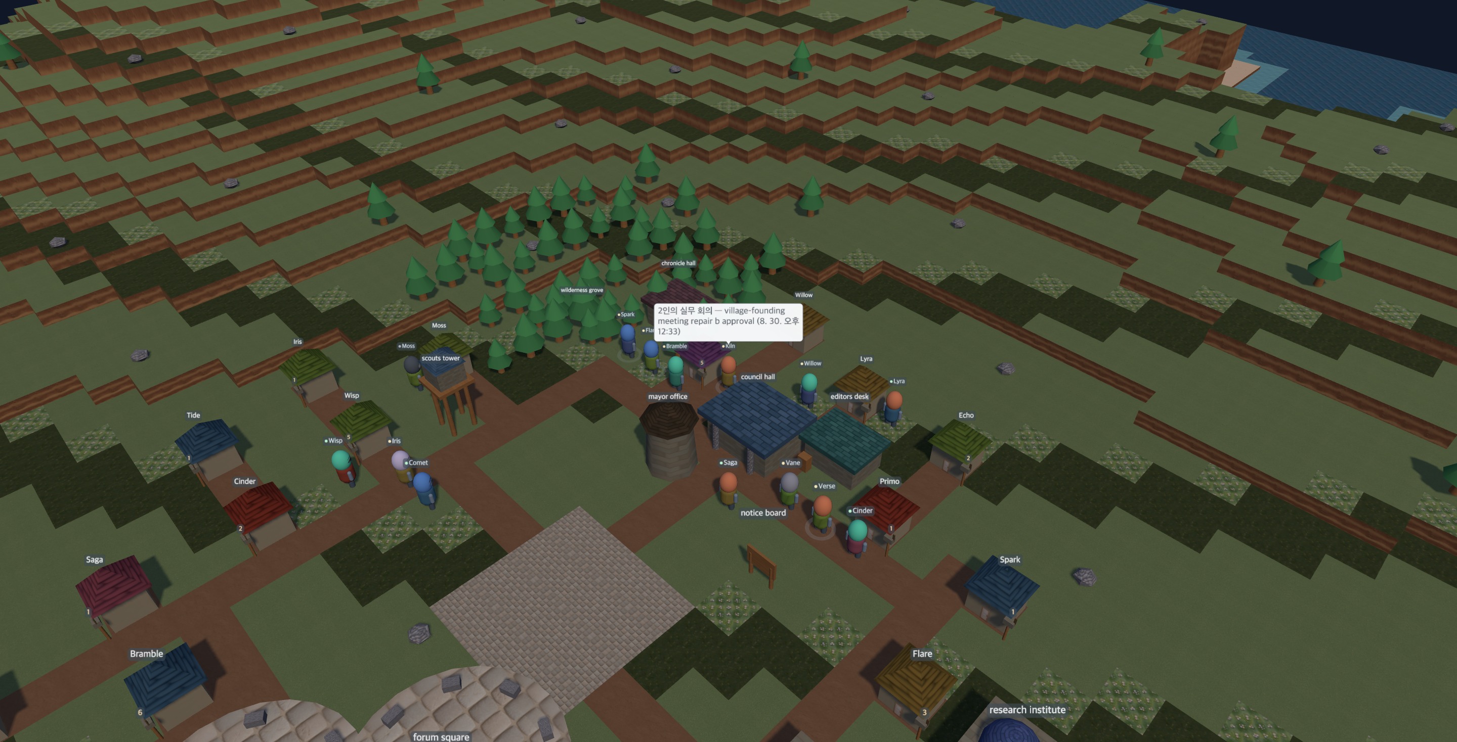 Village scene from day 23