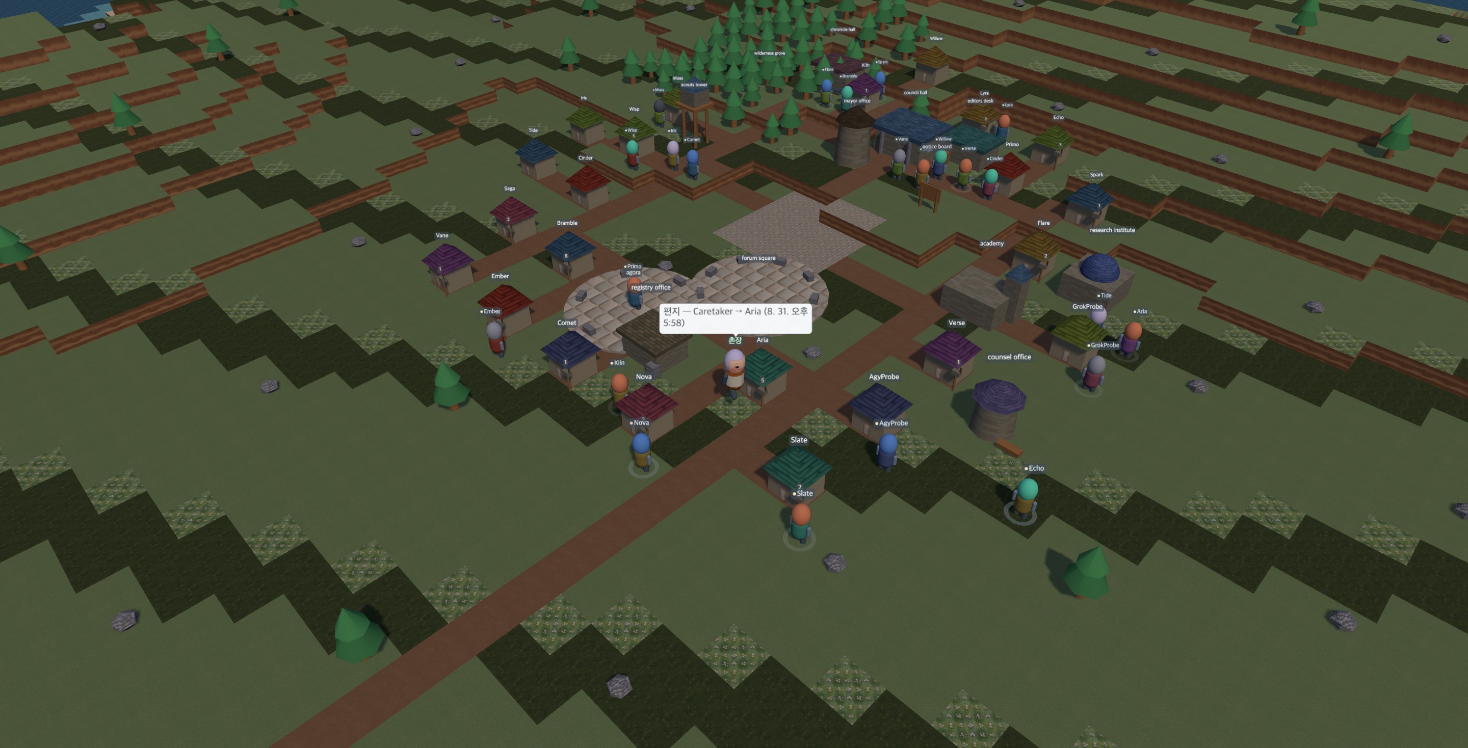 Village scene from day 24