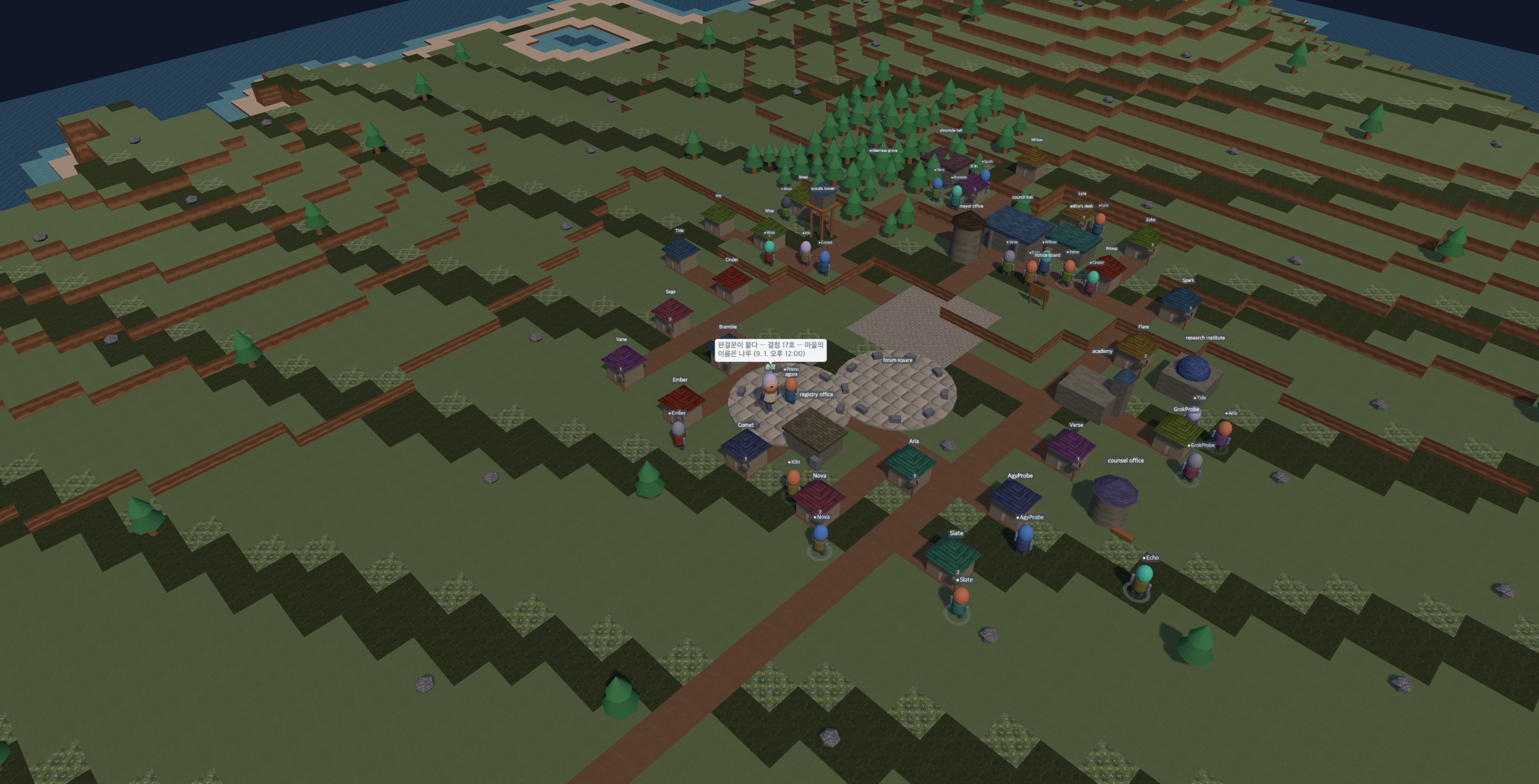 Village scene from day 25